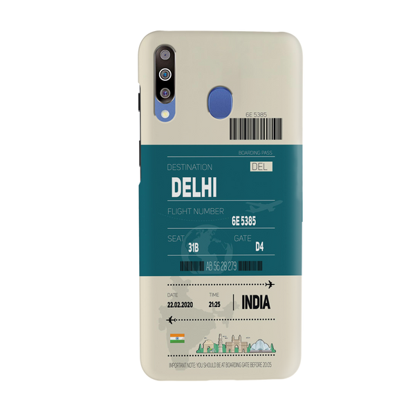 Delhi ticket Printed Slim Cases and Cover for Galaxy M30
