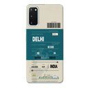 Delhi ticket Printed Slim Cases and Cover for Galaxy S20 Plus
