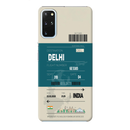 Delhi ticket Printed Slim Cases and Cover for Galaxy S20
