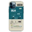 Delhi ticket Printed Slim Cases and Cover for iPhone 12 Pro Max