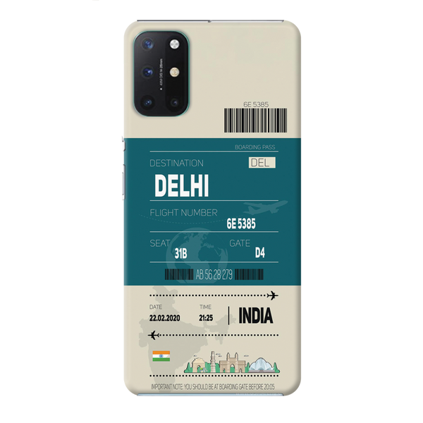 Delhi ticket Printed Slim Cases and Cover for OnePlus 8T