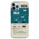 Delhi ticket Printed Slim Cases and Cover for iPhone 13 Pro Max