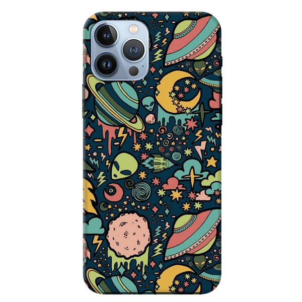 Space Ships Printed Slim Cases and Cover for iPhone 13 Pro