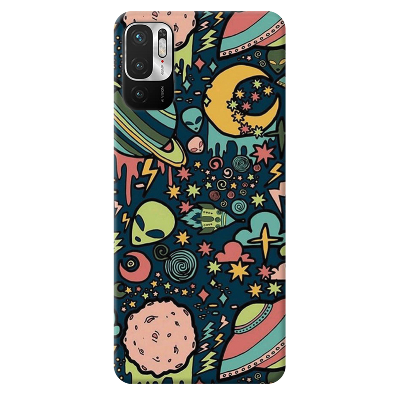 Space Ships Printed Slim Cases and Cover for Redmi Note 10T