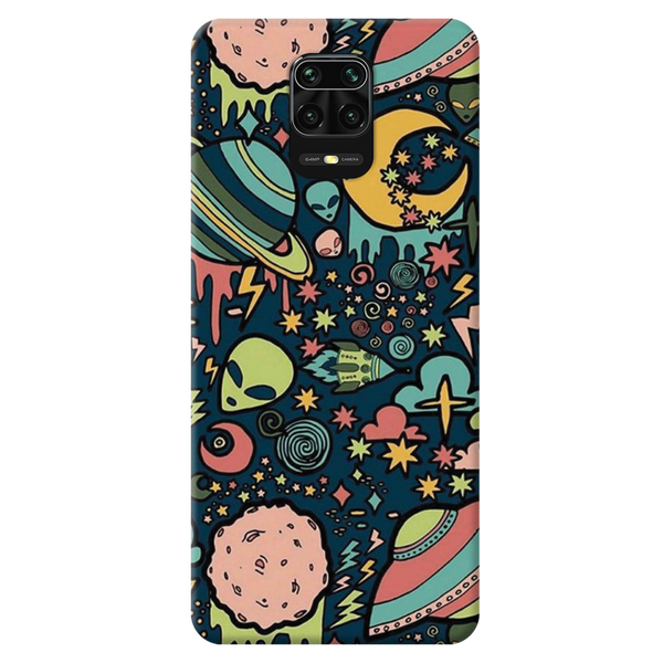 Space Ships Printed Slim Cases and Cover for Redmi Note 9 Pro Max