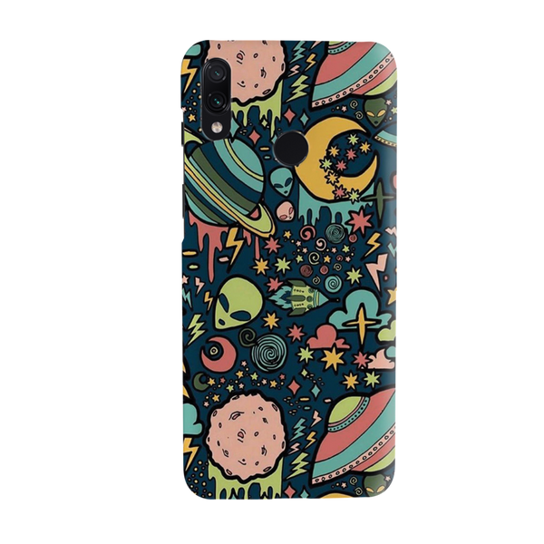 Space Ships Printed Slim Cases and Cover for Redmi Note 7 Pro