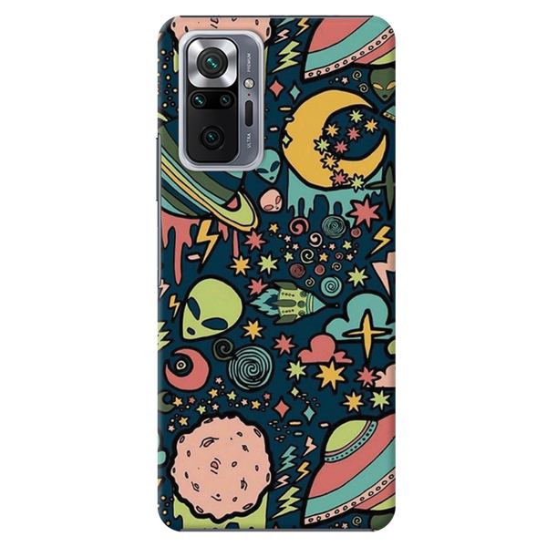 Space Ships Printed Slim Cases and Cover for Redmi Note 10 Pro Max