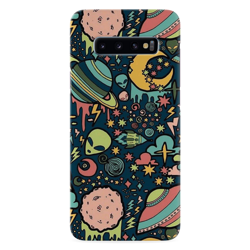 Space Ships Printed Slim Cases and Cover for Galaxy S10 Plus