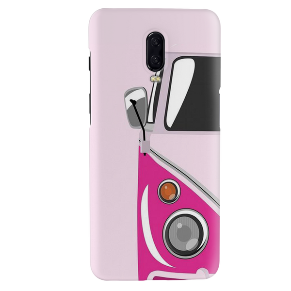 Pink Volkswagon Printed Slim Cases and Cover for OnePlus 6T