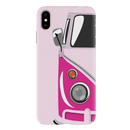 Pink Volkswagon Printed Slim Cases and Cover for iPhone XS Max