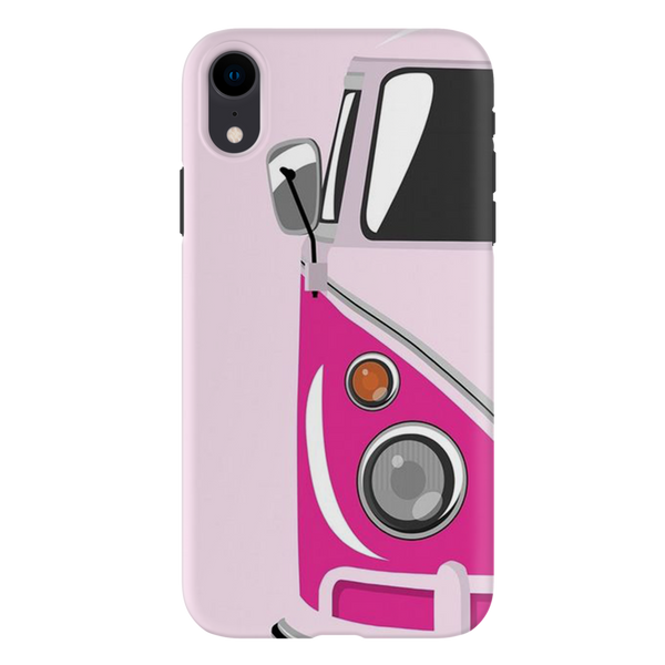 Pink Volkswagon Printed Slim Cases and Cover for iPhone XR
