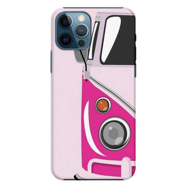 Pink Volkswagon Printed Slim Cases and Cover for iPhone 12 Pro