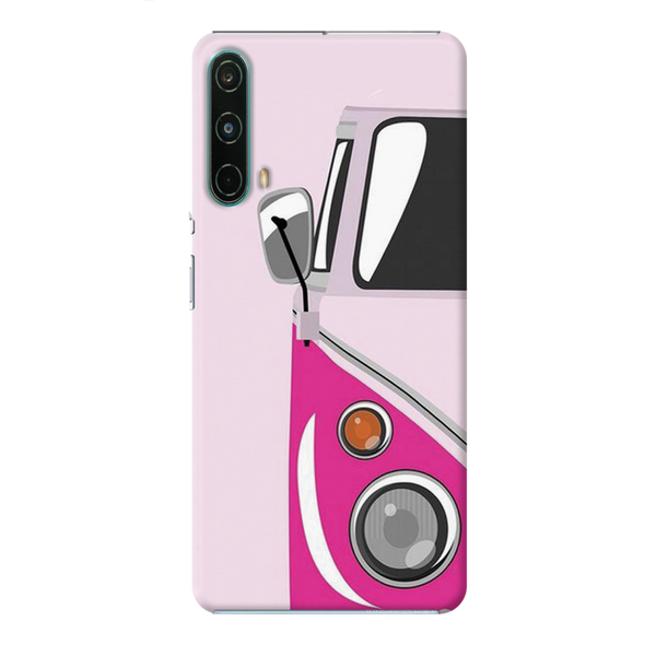 Pink Volkswagon Printed Slim Cases and Cover for OnePlus Nord CE 5G