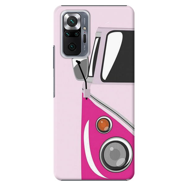 Pink Volkswagon Printed Slim Cases and Cover for Redmi Note 10 Pro