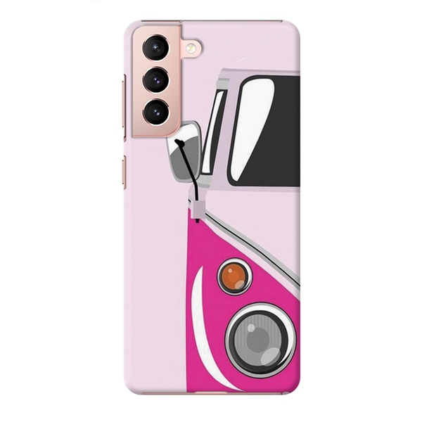 Pink Volkswagon Printed Slim Cases and Cover for Galaxy S21 Plus