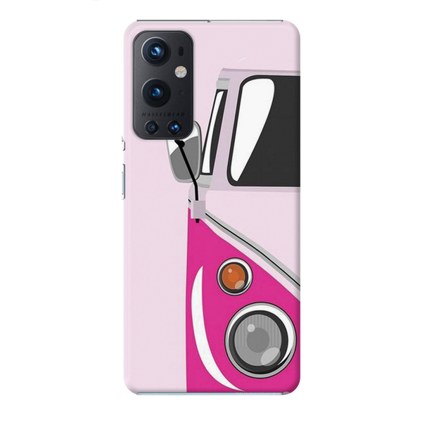 Pink Volkswagon Printed Slim Cases and Cover for OnePlus 9 Pro