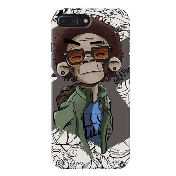 Monkey Printed Slim Cases and Cover for iPhone 8 Plus