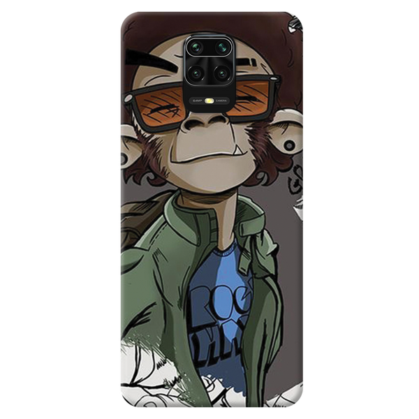 Monkey Printed Slim Cases and Cover for Redmi Note 9 Pro Max