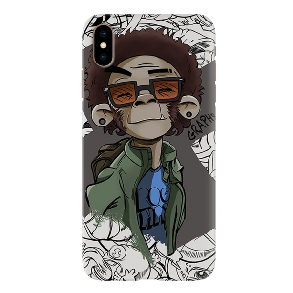 Monkey Printed Slim Cases and Cover for iPhone XS Max