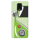 Green Volkswagon Printed Slim Cases and Cover for Redmi Note 9 Pro Max