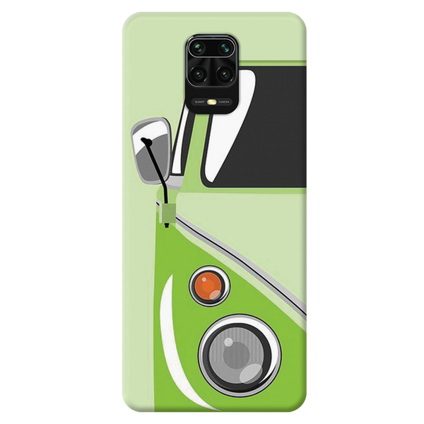 Green Volkswagon Printed Slim Cases and Cover for Redmi Note 9 Pro Max