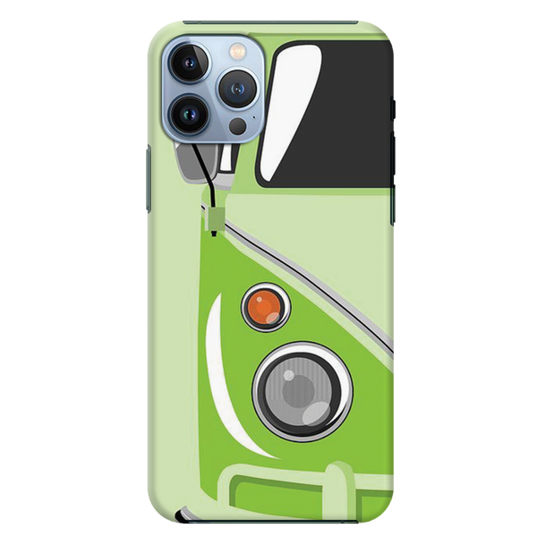 Green Volkswagon Printed Slim Cases and Cover for iPhone 13 Pro