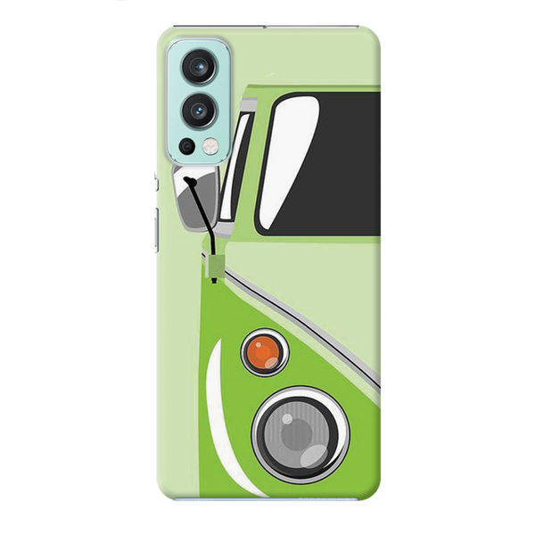 Green Volkswagon Printed Slim Cases and Cover for OnePlus Nord 2