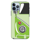 Green Volkswagon Printed Slim Cases and Cover for iPhone 13 Pro Max
