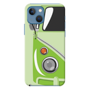 Green Volkswagon Printed Slim Cases and Cover for iPhone 13 Mini