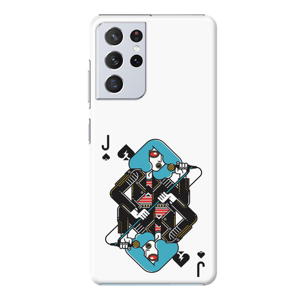 Joker Card Printed Slim Cases and Cover for Galaxy S21 Ultra