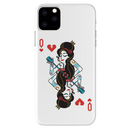 Queen Card Printed Slim Cases and Cover for iPhone 11 Pro Max