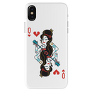 Queen Card Printed Slim Cases and Cover for iPhone X