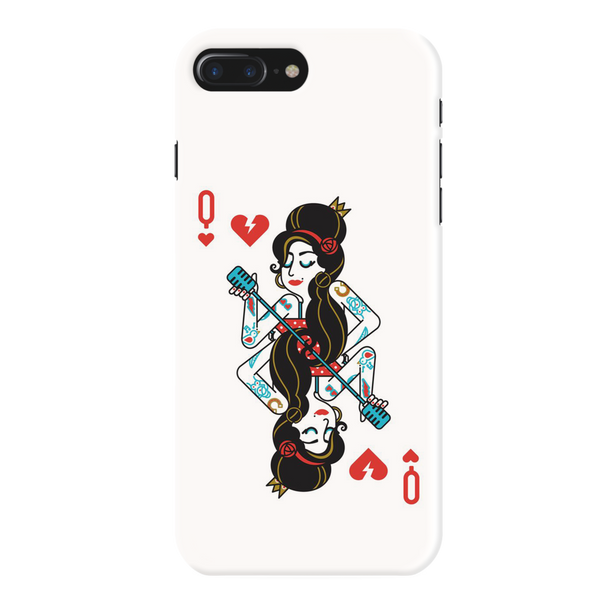 Queen Card Printed Slim Cases and Cover for iPhone 7 Plus