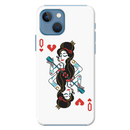 Queen Card Printed Slim Cases and Cover for iPhone 13