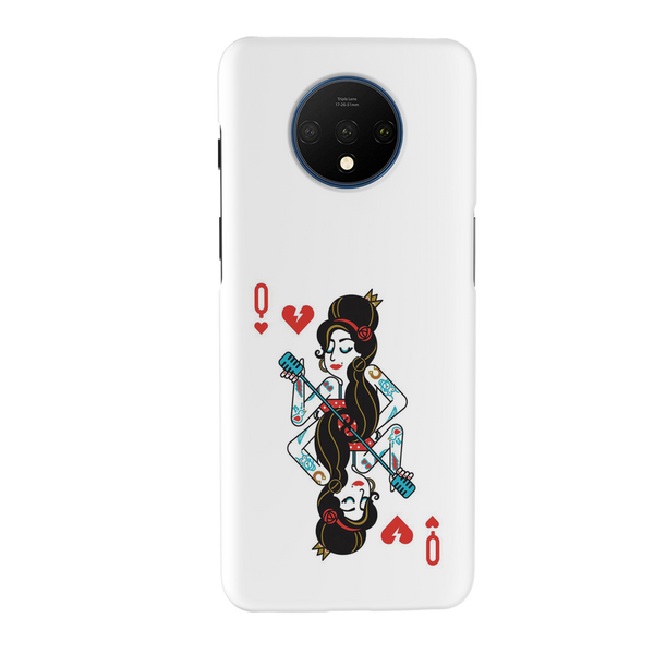 Queen Card Printed Slim Cases and Cover for OnePlus 7T