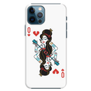 Queen Card Printed Slim Cases and Cover for iPhone 12 Pro Max
