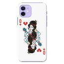 Queen Card Printed Slim Cases and Cover for iPhone 11
