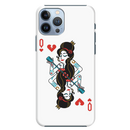 Queen Card Printed Slim Cases and Cover for iPhone 13 Pro