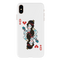 Queen Card Printed Slim Cases and Cover for iPhone XS Max