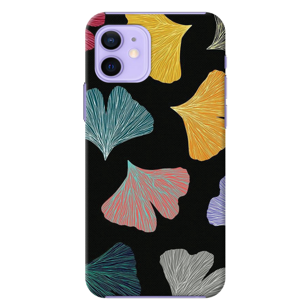 Colorful leafes Printed Slim Cases and Cover for iPhone 11