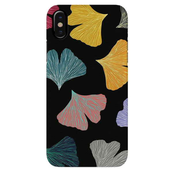 Colorful leafes Printed Slim Cases and Cover for iPhone X