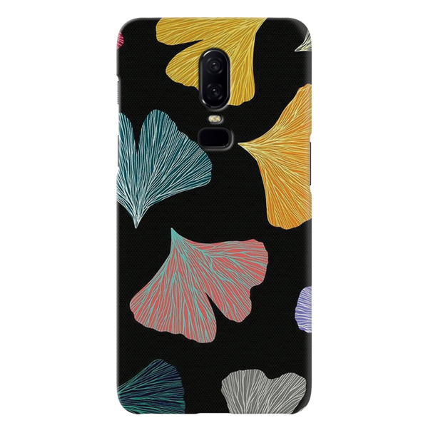 Colorful leafes Printed Slim Cases and Cover for OnePlus 6