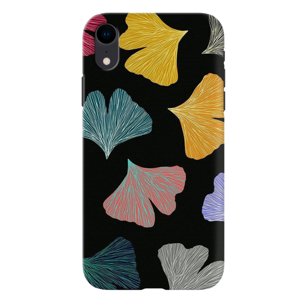 Colorful leafes Printed Slim Cases and Cover for iPhone XR