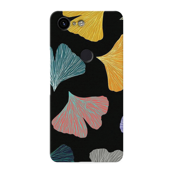 Colorful leafes Printed Slim Cases and Cover for Pixel 3