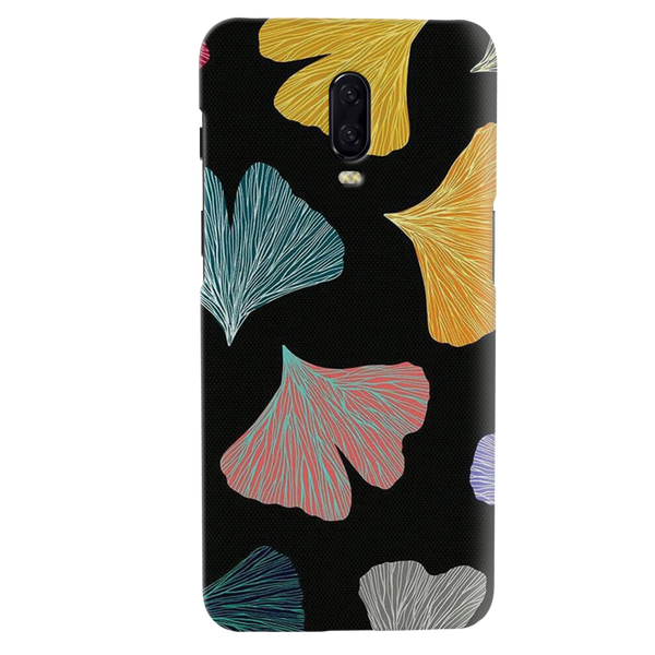 Colorful leafes Printed Slim Cases and Cover for OnePlus 6T