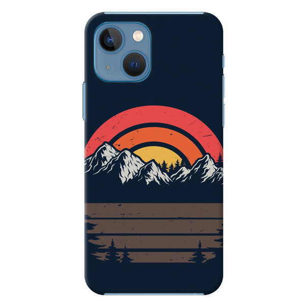 Mountains Printed Slim Cases and Cover for iPhone 13 Mini