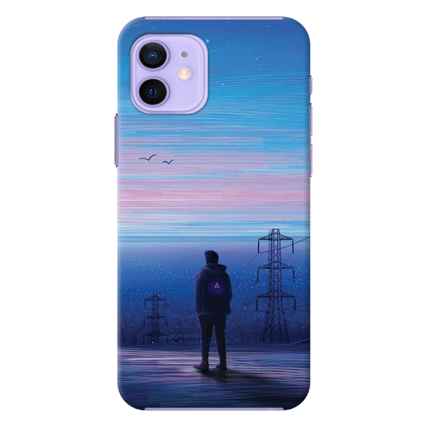 Alone at night Printed Slim Cases and Cover for iPhone 11