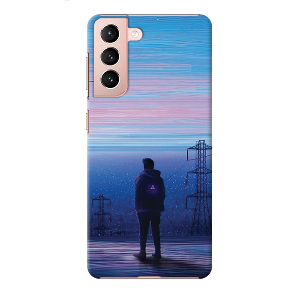 Alone at night Printed Slim Cases and Cover for Galaxy S21 Plus
