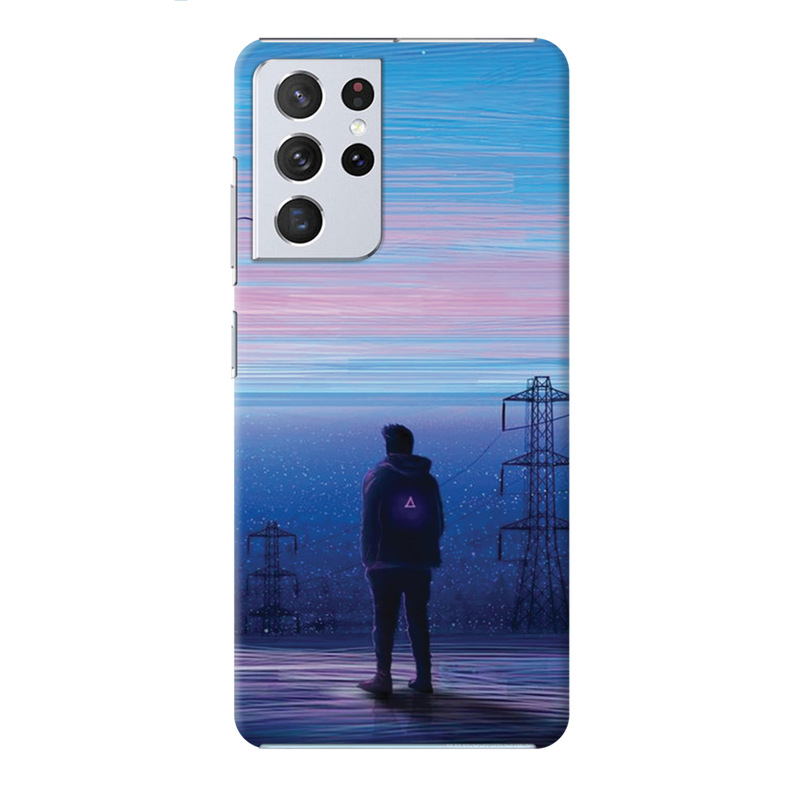 Alone at night Printed Slim Cases and Cover for Galaxy S21 Ultra