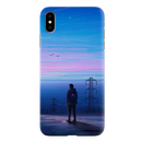 Alone at night Printed Slim Cases and Cover for iPhone XS Max